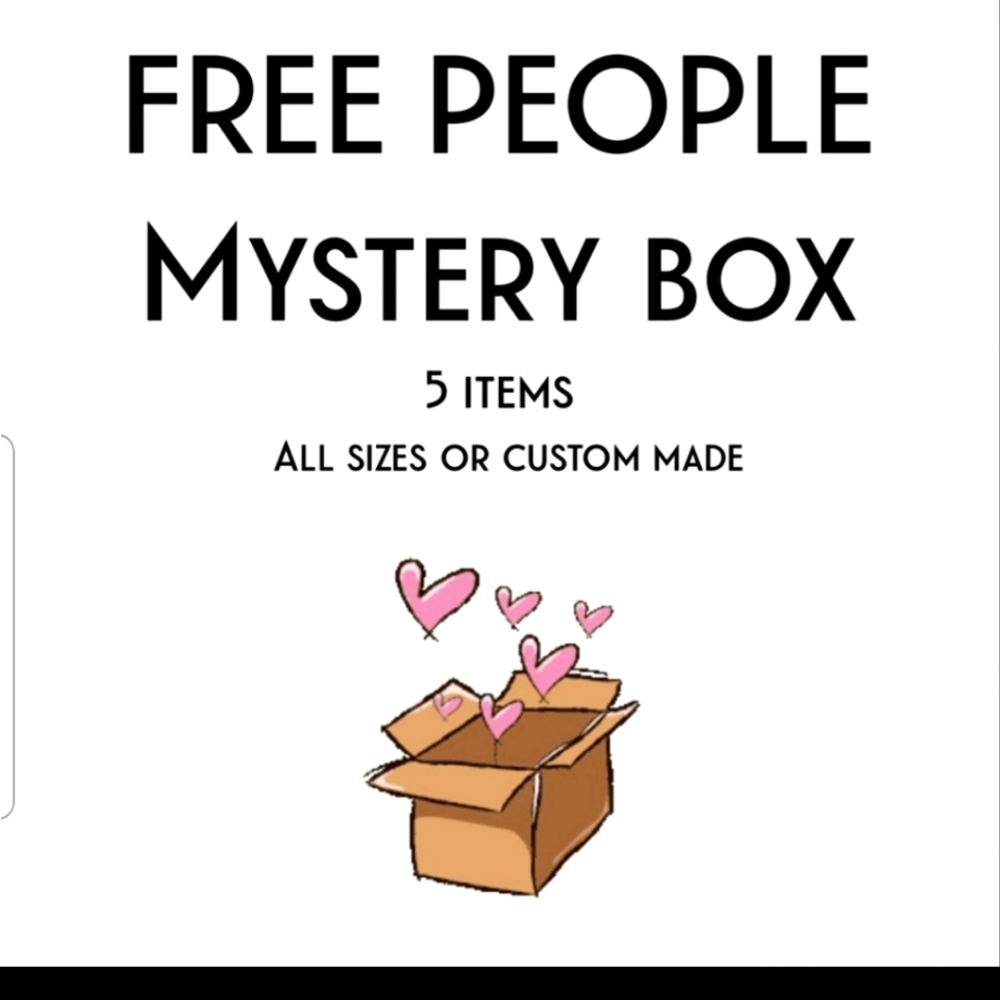 NEW 5 piece mystery free people box!